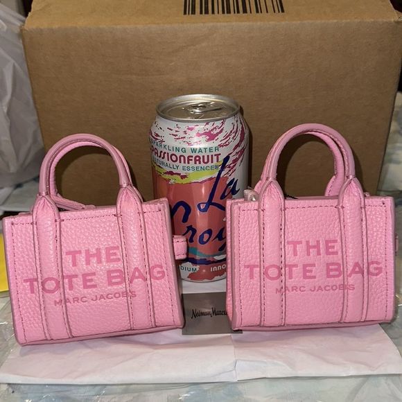 Marc Jacobs Nano tote bag charm Fluro candy pink - Picture 5 of 9